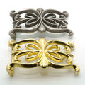 Solid Copper Silver Plated Vintage Unisex Belt Buckle for 38mm Strap