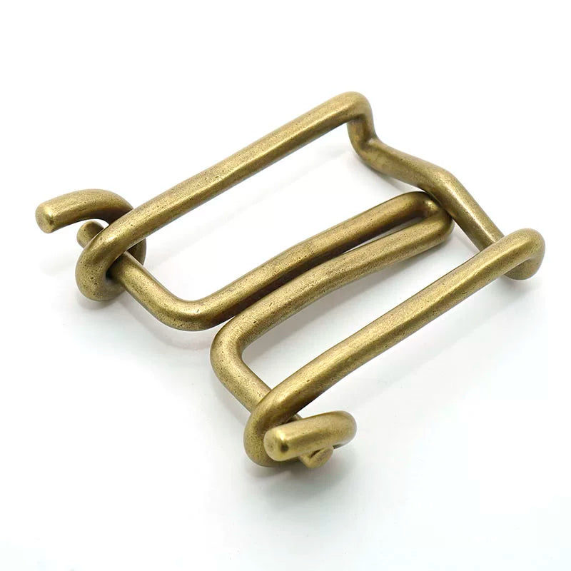 Solid Brass Vintage Men's Belt Buckle
