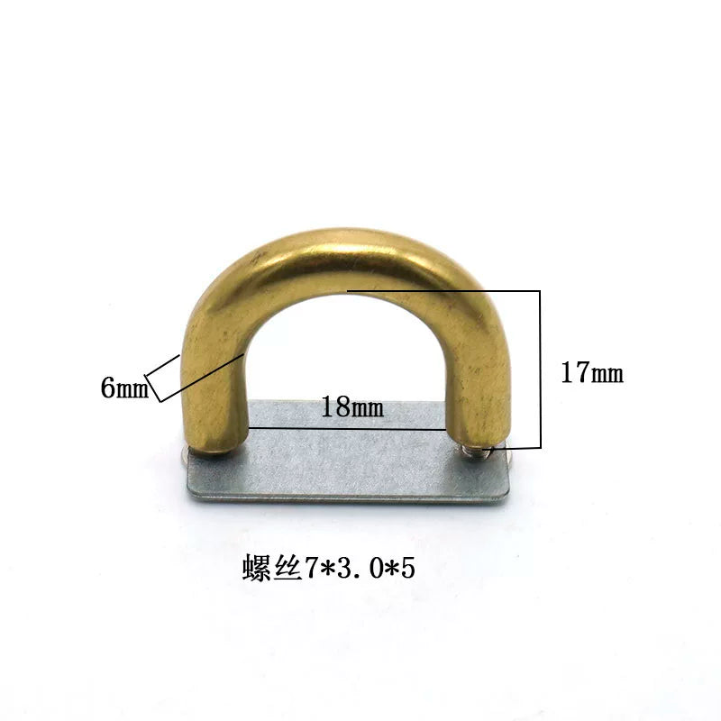 Solid Copper Arch Buckle