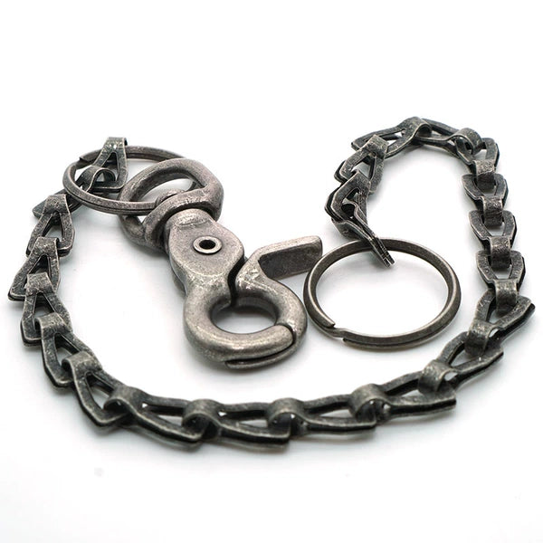 Solid Brass Silver Plated Keychain