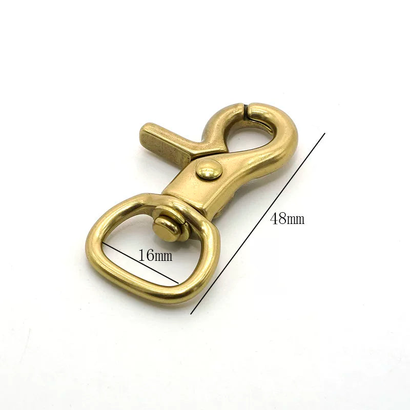 Solid Brass Keychain