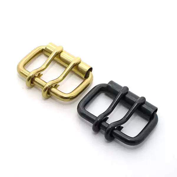 Solid Copper Oxidized Vintage Roller Buckle 31mm