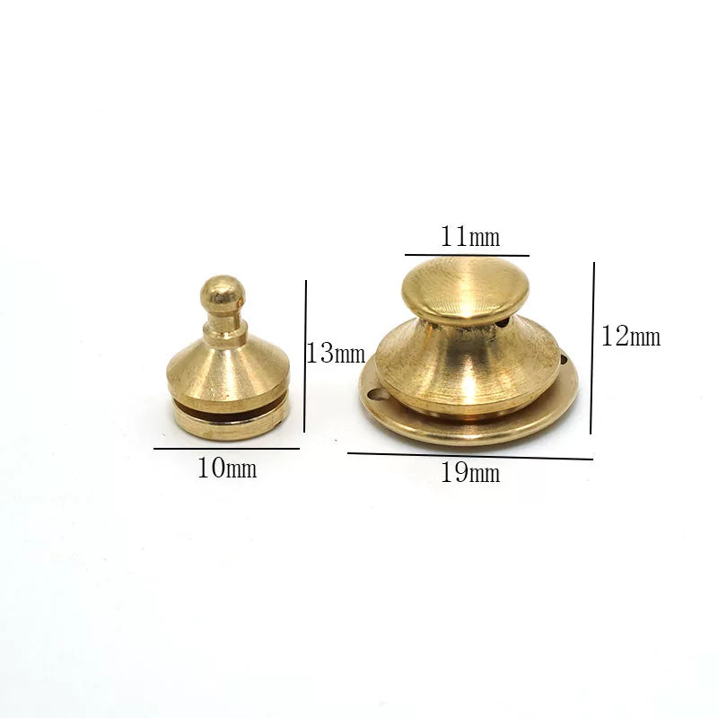 Solid Brass Snap Button