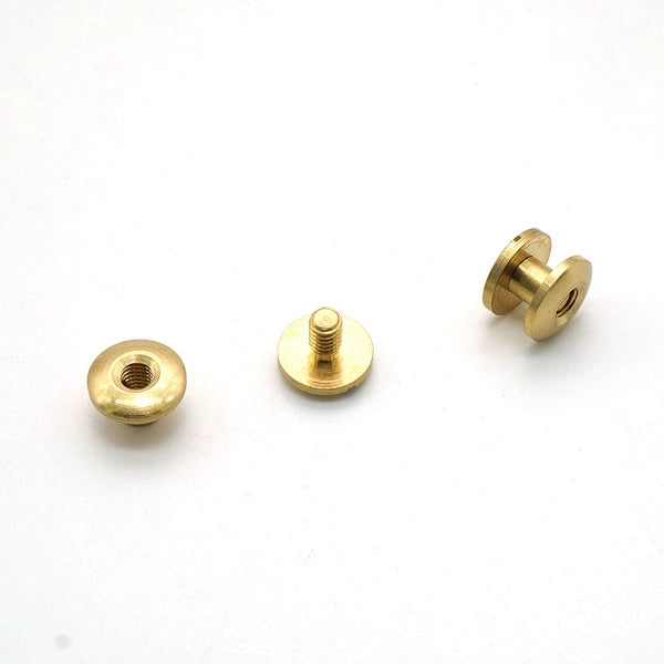Solid Copper Double Cap Rivet 11mm