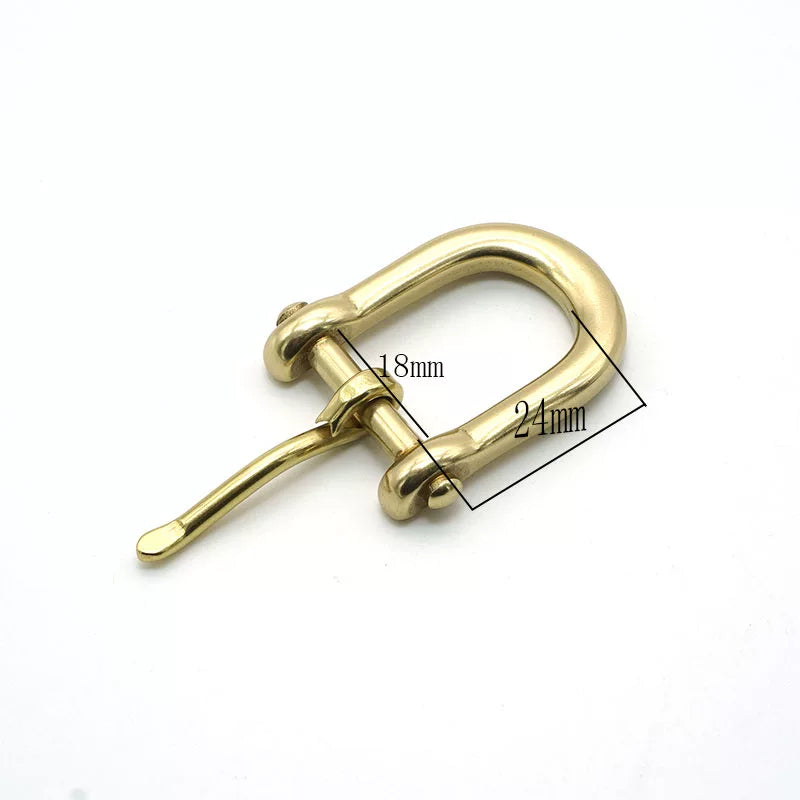 Solid Brass Women's Pin Buckle