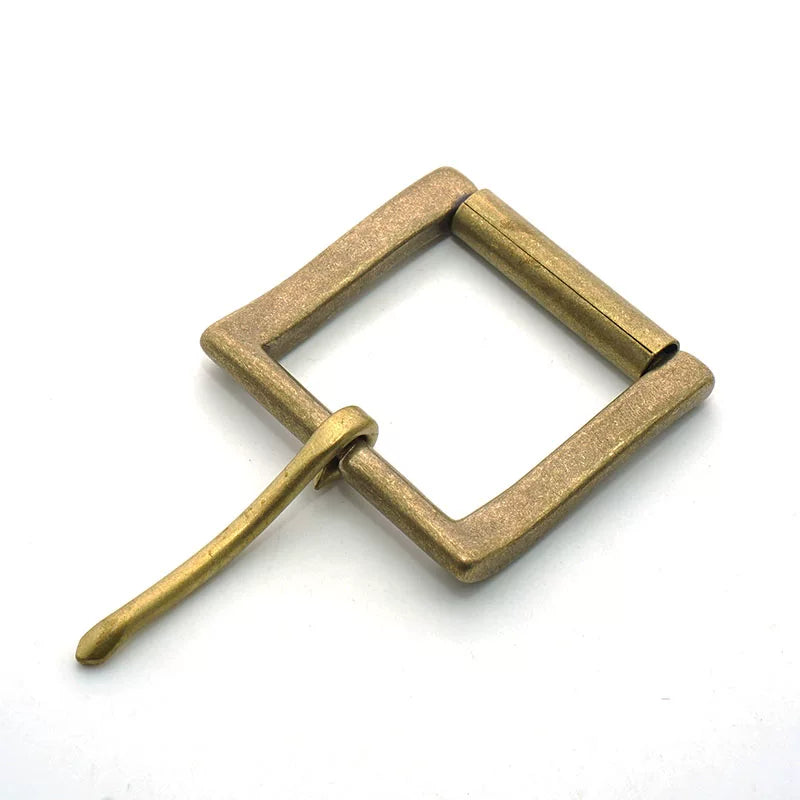 Solid Brass Vintage Men's Roller Buckle for 37mm Strap