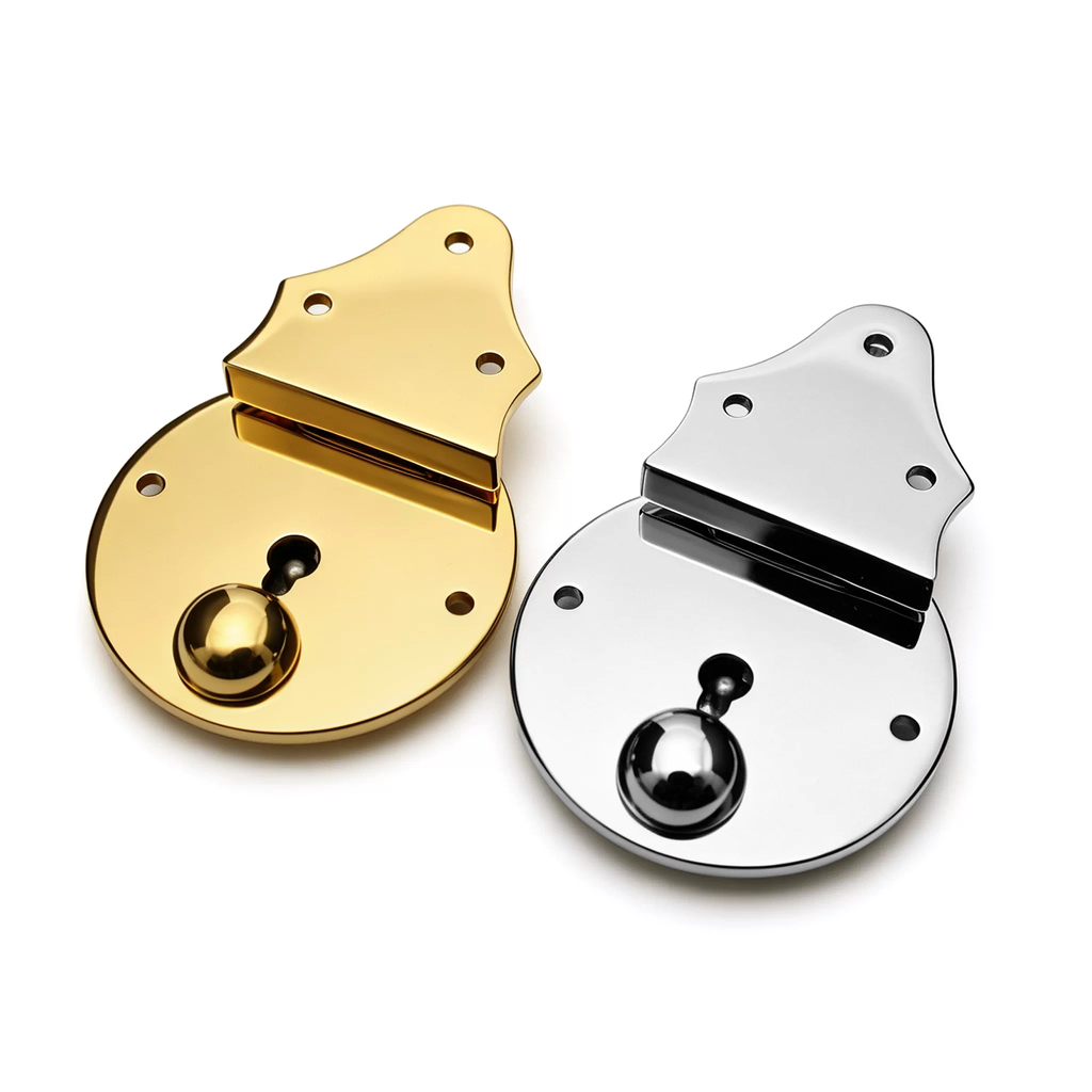 Stainless Steel Triangle Clasp Lock for Leather Bags, 35 x 53mm