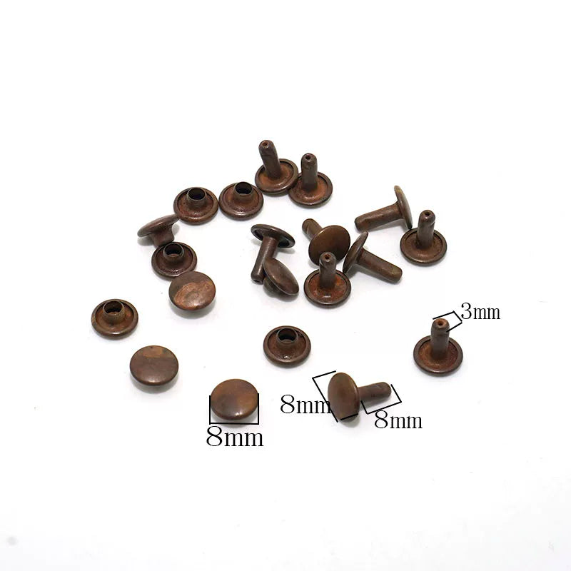 Solid Brass Oxidized Vintage Tri-Glide