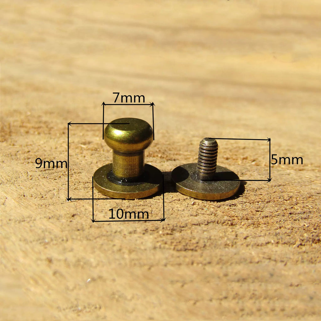 Solid Brass Nipple Stud