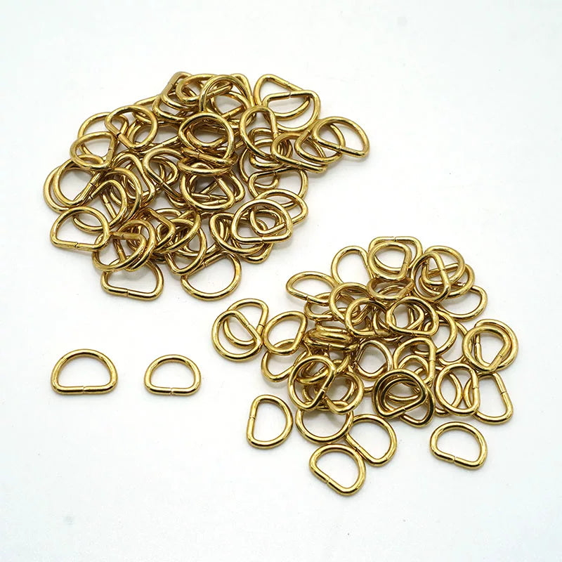 Solid Copper D-Ring for 8mm Strap