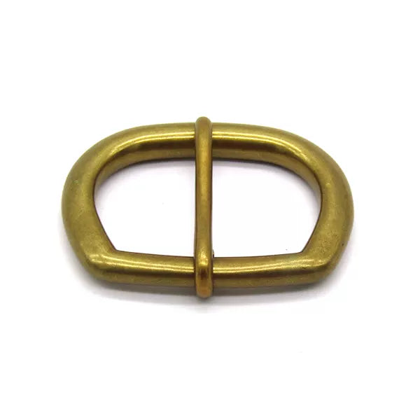 Solid Copper Antique Bronze Casual Pin Buckle for 42mm Strap