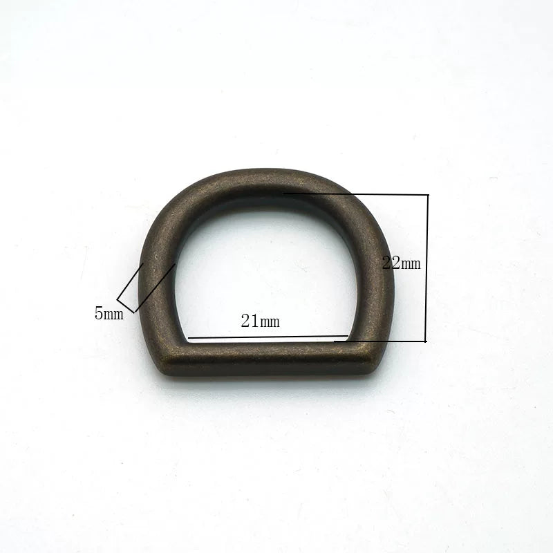 Solid Copper Vintage Pin Buckle 21mm