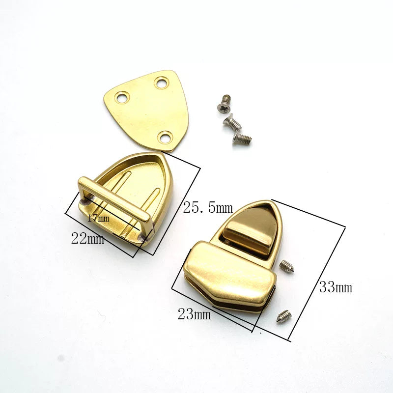 Solid Brass Lock Buckle