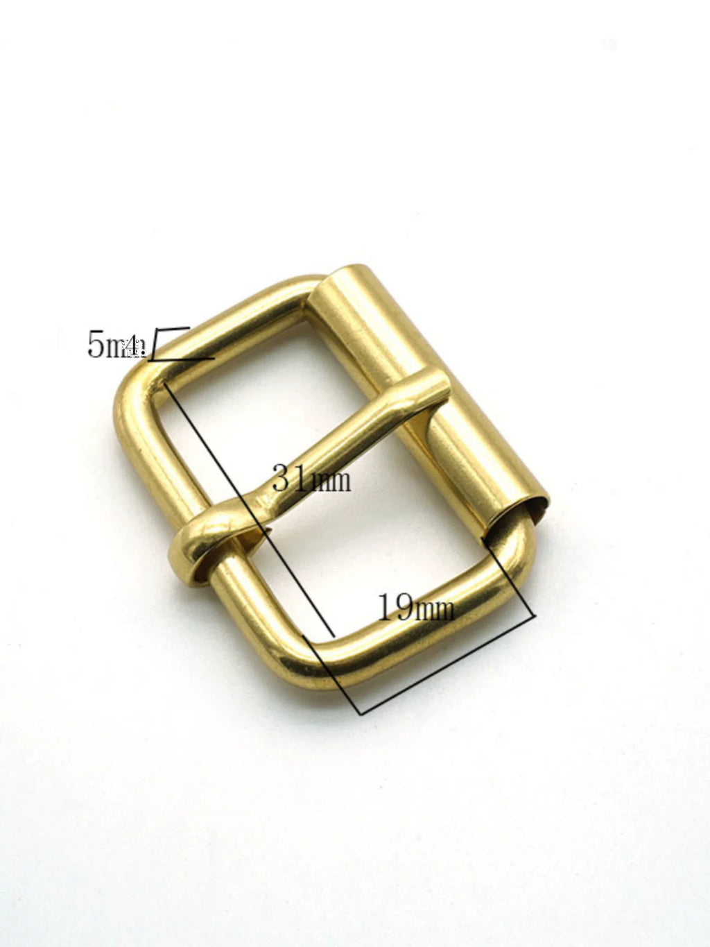 Solid Brass Antique Bronze Roller Buckle