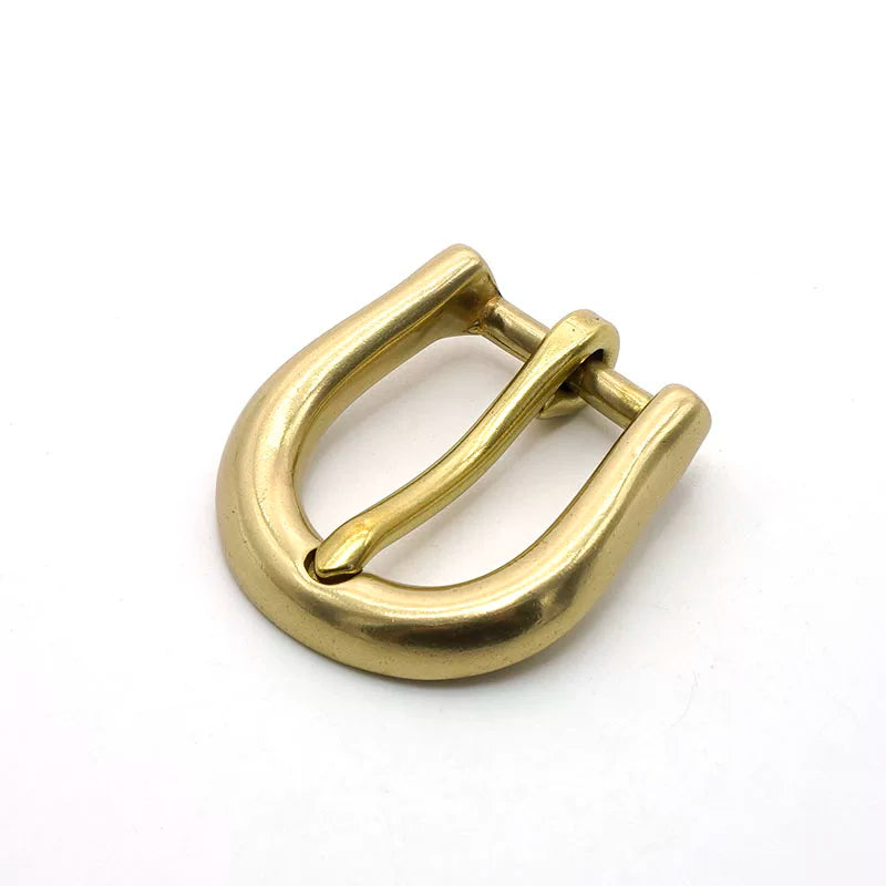 Solid Copper Antique Bronze Women's Pin Buckle