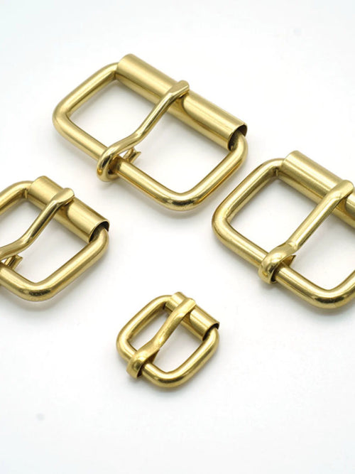 Solid Brass Antique Bronze Roller Buckle