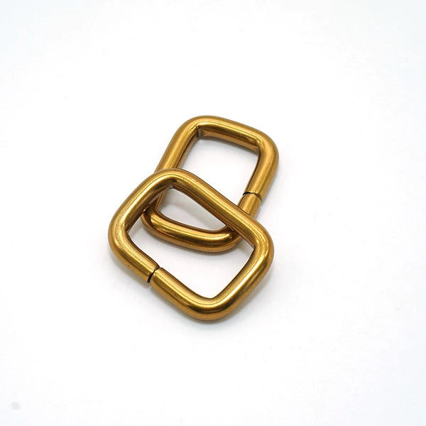 Solid Brass Open D-Ring