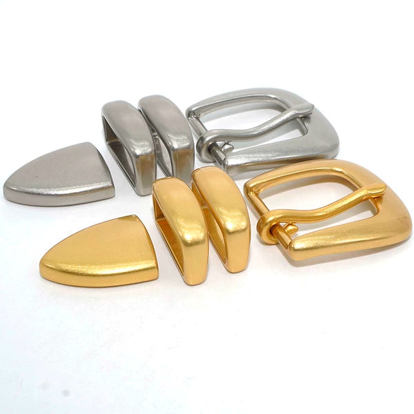 Solid Brass Pin Buckle 4-Piece Set