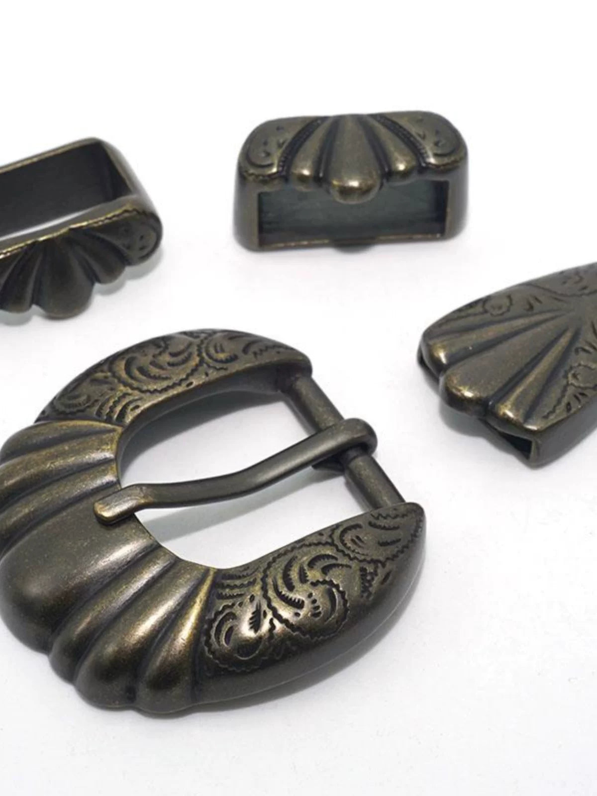 Solid Brass Vintage Unisex Pin Buckle