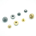 Solid Brass Floral Snap Fastener
