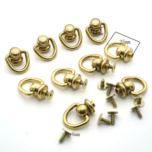 Solid Brass Nipple Stud
