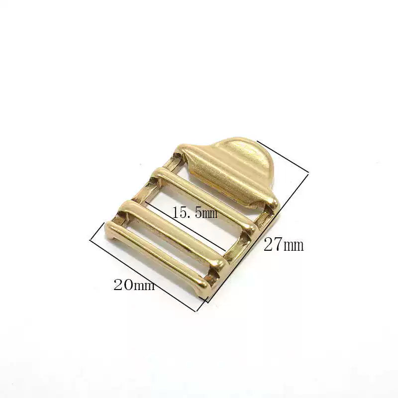 Solid Brass Tri-Bar Slider