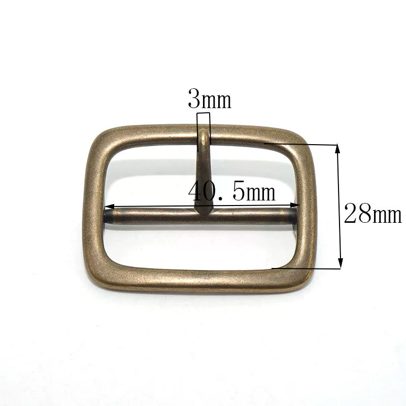 Solid Copper Antique Bronze Women's Unisex Pin Buckle