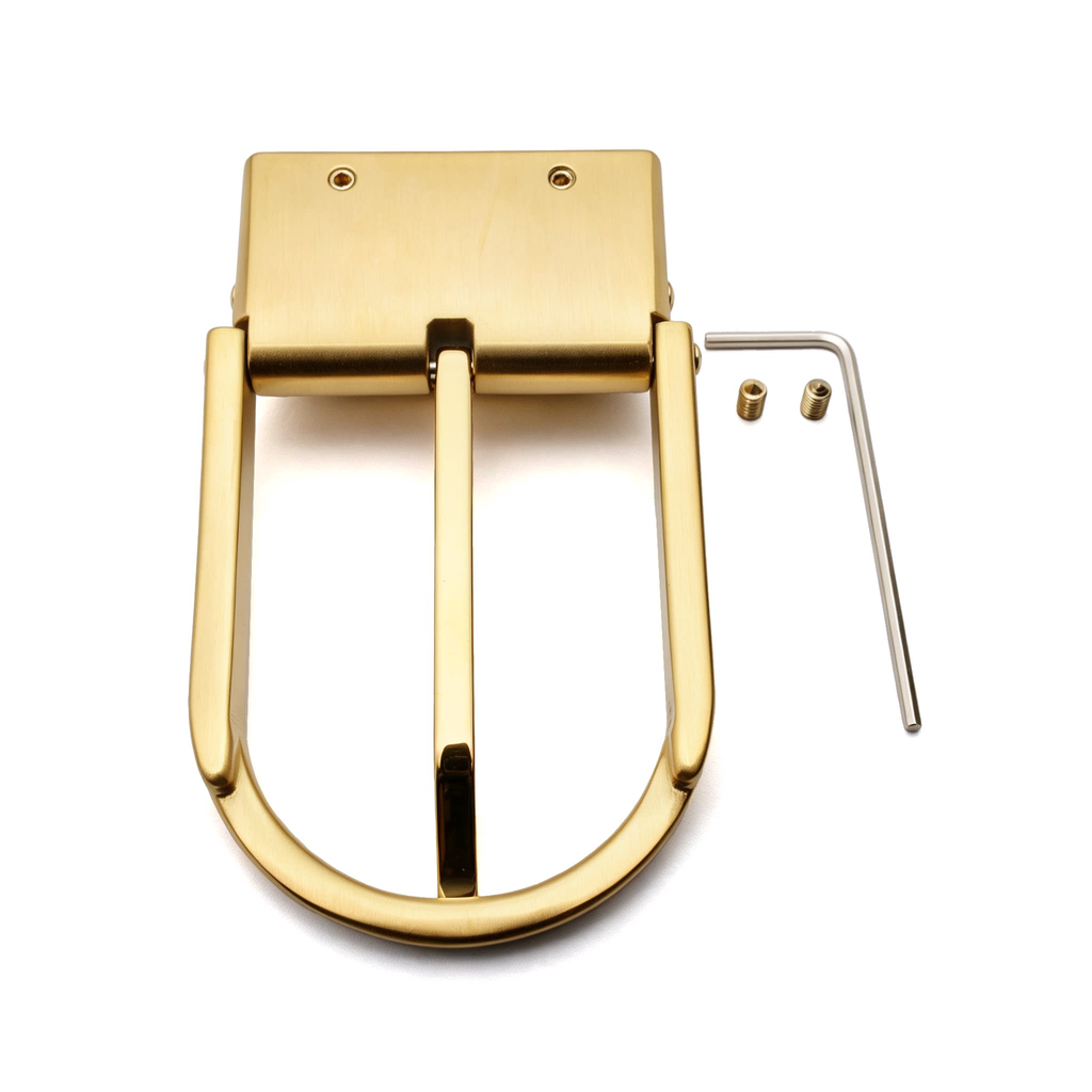 D Shape Rotatable Reversible Belt Buckle for Men, 39mm Single Prong Belt Replacement Buckle