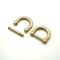 Solid Brass Japanese Style Horseshoe Buckle