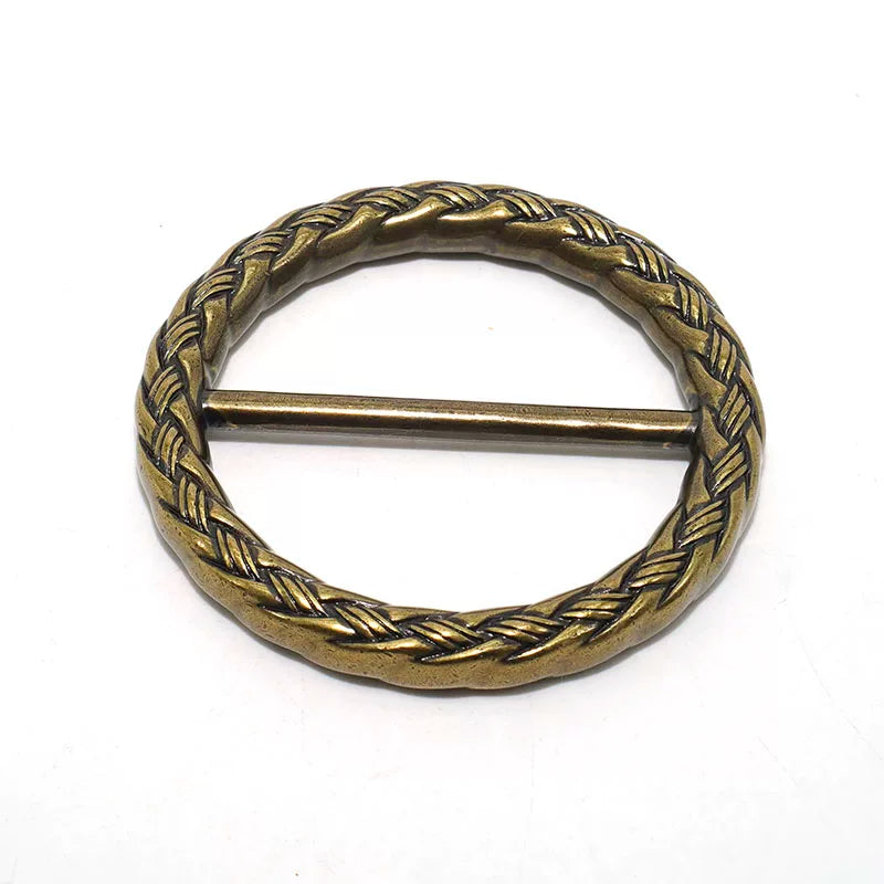 Solid Brass Vintage Patterned Tri-Glide