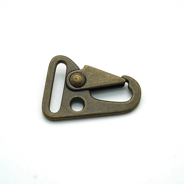 Solid Brass Antique Bronze Snap Hook