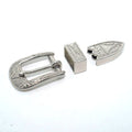 Solid Brass Vintage Carved Pin Buckle