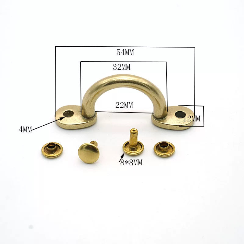 Solid Copper Arch Buckle for 22mm Strap
