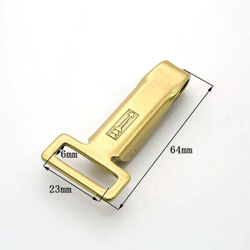 Solid Brass Keychain