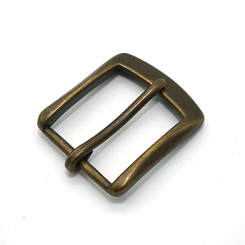 Solid Brass Antique Bronze Casual Pin Buckle 3.9cm