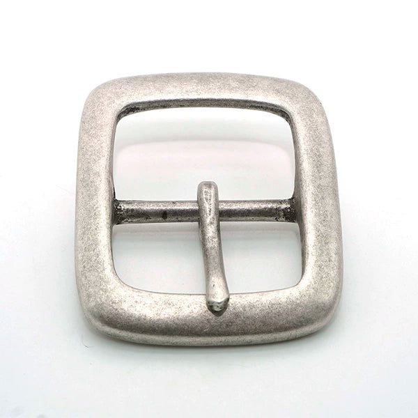 Solid Brass Antique Silver Plated Western Tri-Glide Pin for 40mm Strap