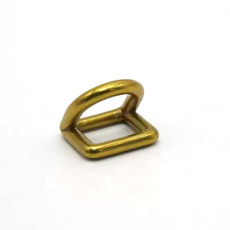 Solid Brass Seamless D-Ring