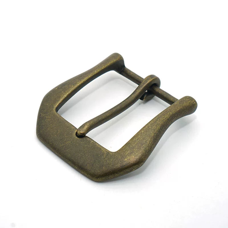 Solid Copper Antique Bronze Men's Pin Buckle
