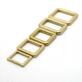 Solid Brass Rectangle Ring