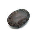 Solid Copper Oxidized Patterned Belt Buckle for 40mm Strap