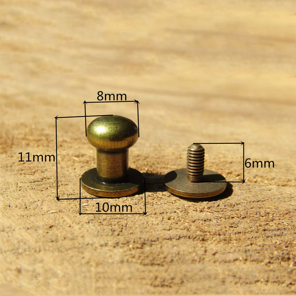 Solid Brass Nipple Stud