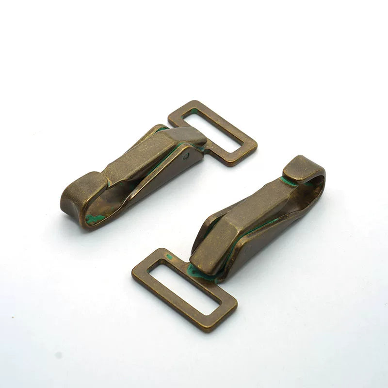 Solid Copper Vintage Keychain