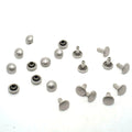 Solid Brass Antique Silver Plated Rivet