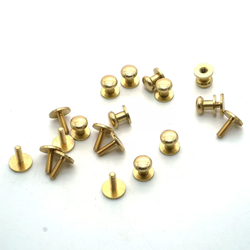 Solid Copper Button 9x9mm