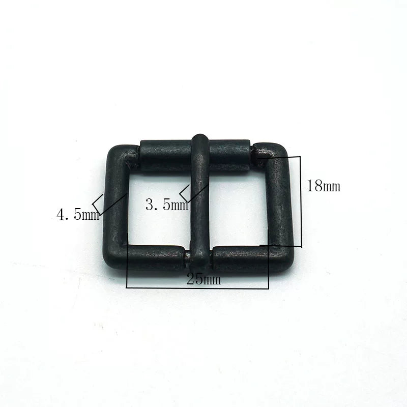 Solid Copper Oxidized Vintage Roller Buckle for 25mm Strap
