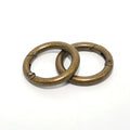 Solid Brass Antique Bronze Open O-Ring