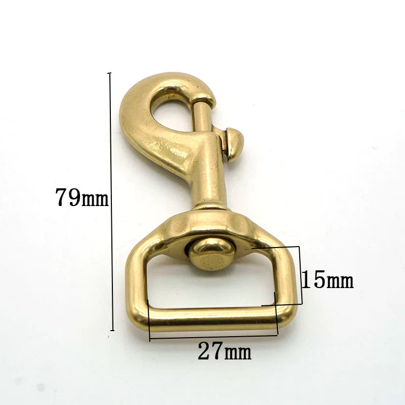 Solid Brass Keychain