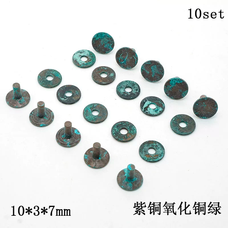 Copper Oxidized Solid Permanent Rivet