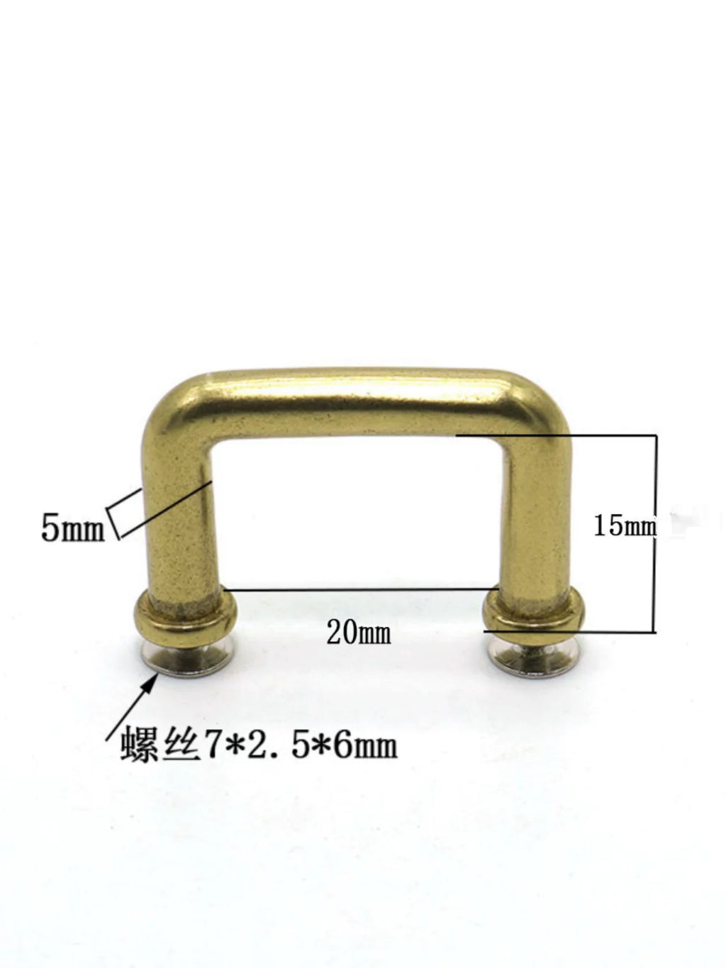 Solid Copper Arch Buckle