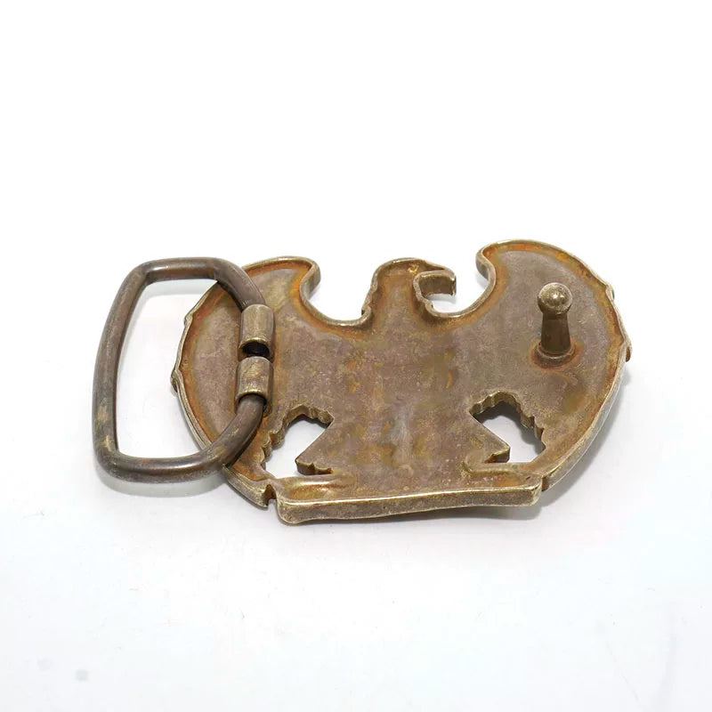 Solid Brass Oxidized Vintage Women's Belt Buckle